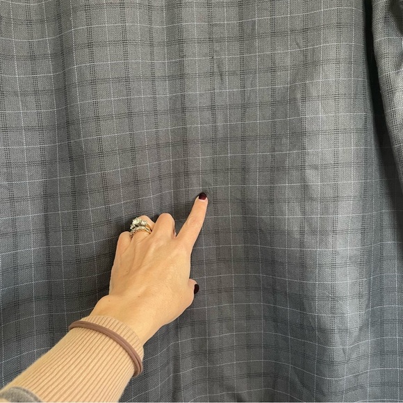 IZOD Men's Button Down Shirt Silk/Cotton Size Large - Picture 5 of 8